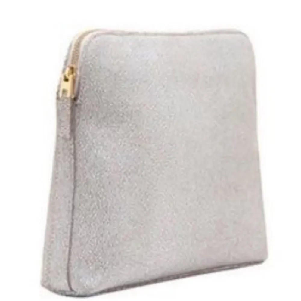 INDIA‎ HICKS The Insider Pouch/Clutch- Stingray-Shagreen Pebble Leather NWOT